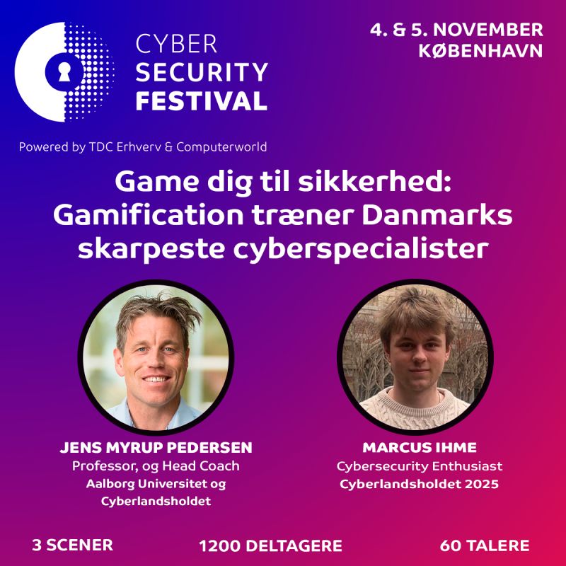 Speach at Cyber Security Festival logo